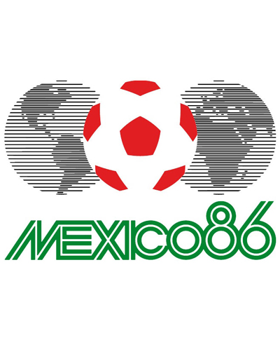 The emblem of the thirteenth world championship 1986