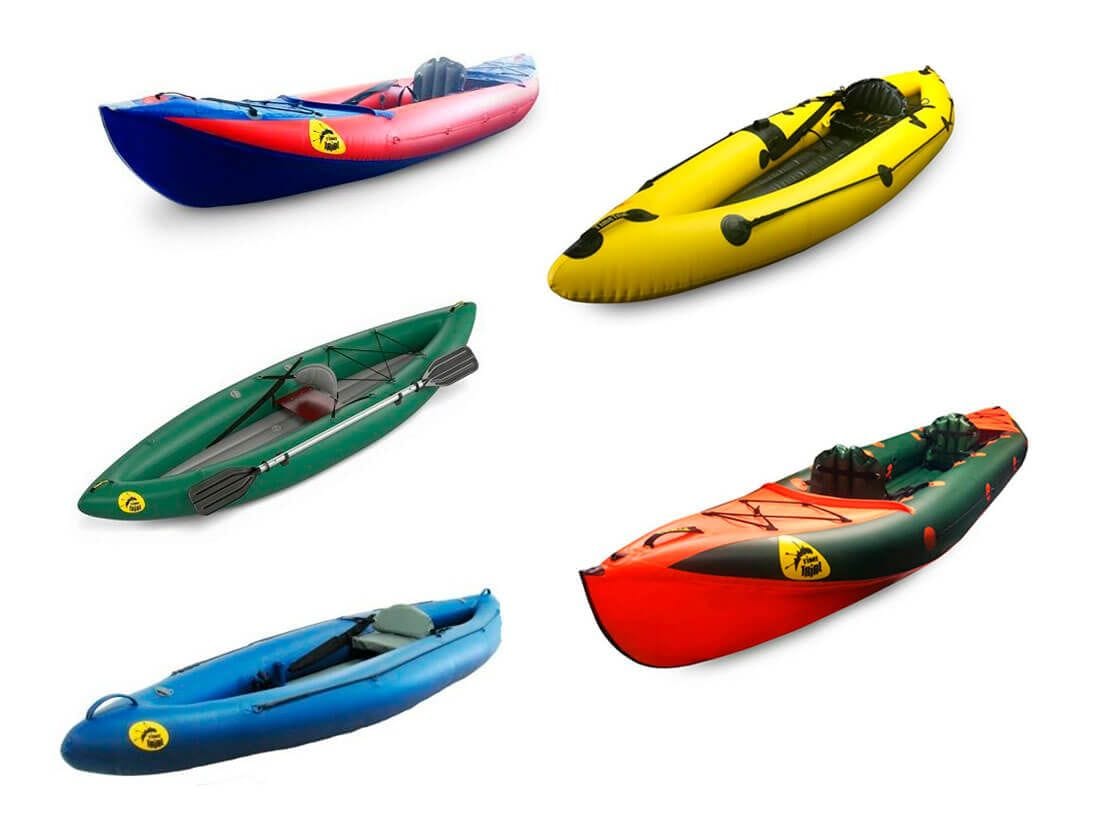 What is the difference between kayak, kayak and canoe?