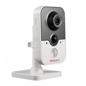 Hiwatch DS-L114W C Wi-Fi (4 mm)-without the Ivideon 1.3MP service, 1280x720, viewing angle 55 °, Poe, built-in microphone, IR backlight