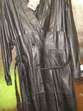 Men's leather cloak