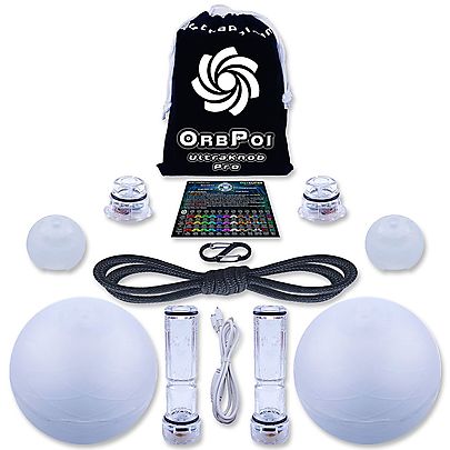 Orb Led Poi + Led Ultraknob Pro