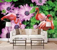 3D Wallpaper Stereoscopic Bloom Stereoscopic Bloom Animal for Living Room Bedroom TV Background Room Decor Painting Wall Paper Pacu Paper