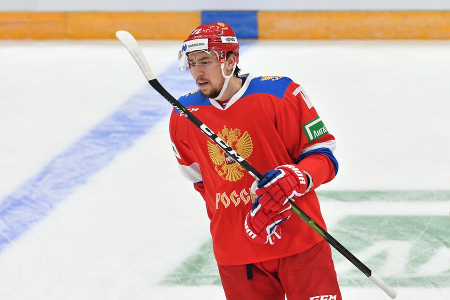 Anton Burdasov as part of the Russian national team