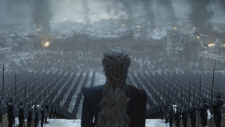 Shot from the 8th season of the series Game of Thrones